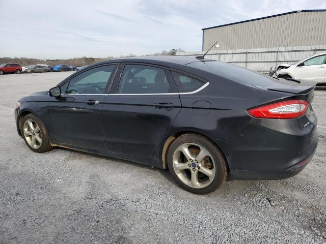 3FA6P0HD6ER281764 - 2014 FORD FUSION SE BLACK photo 2