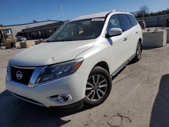5N1AR2MN3FC619996 - 2015 NISSAN PATHFINDER S 白色 照片 1