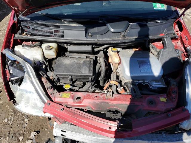 JTDKB20U287725460 - 2008 TOYOTA PRIUS RED photo 11