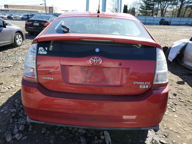 JTDKB20U287725460 - 2008 TOYOTA PRIUS RED photo 6