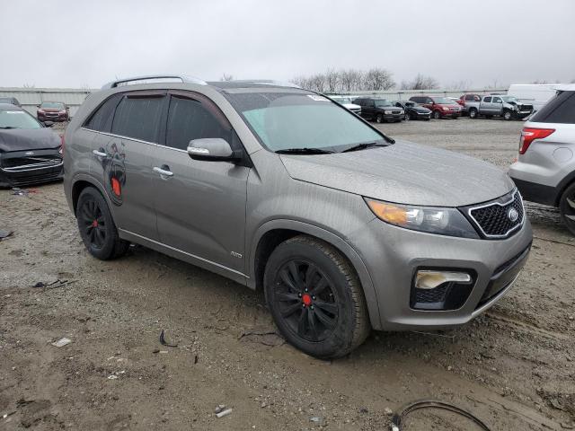 5XYKWDA2XDG415082 - 2013 KIA SORENTO SX GRAY photo 4