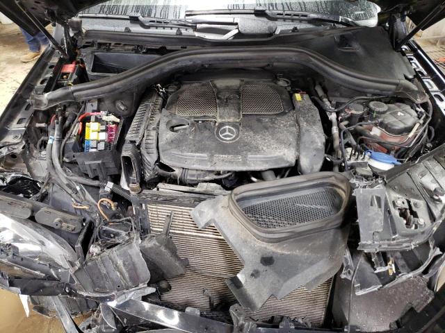 4JGDA5HB3FA493754 - 2015 MERCEDES-BENZ ML 350 4MATIC BLACK photo 11
