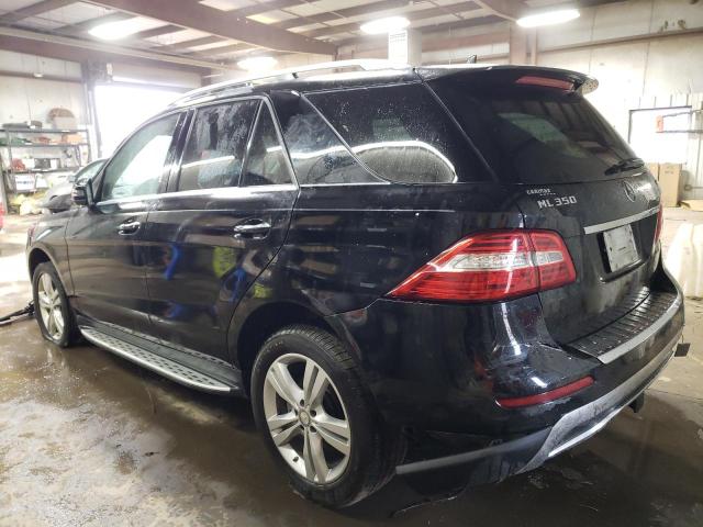 4JGDA5HB3FA493754 - 2015 MERCEDES-BENZ ML 350 4MATIC BLACK photo 2