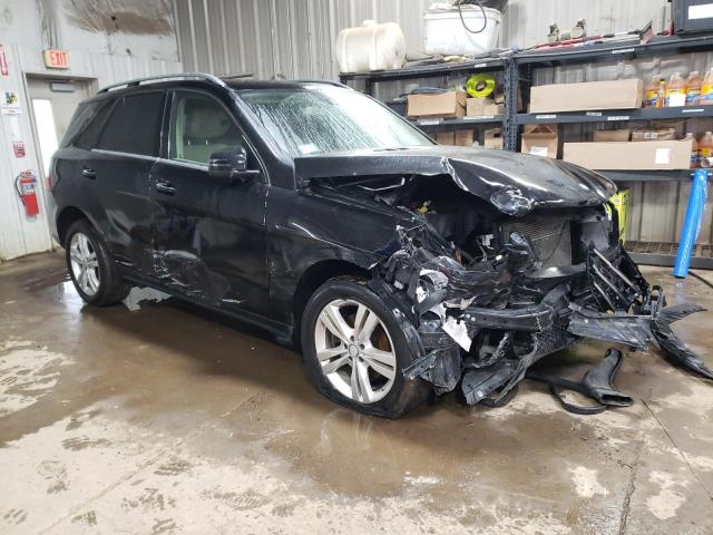4JGDA5HB3FA493754 - 2015 MERCEDES-BENZ ML 350 4MATIC BLACK photo 4