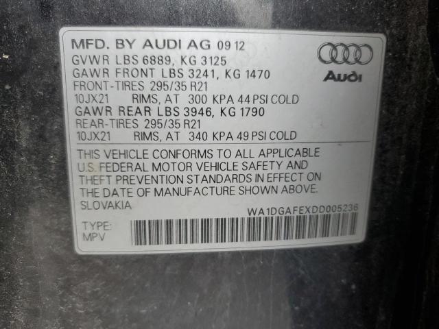 WA1DGAFEXDD005236 - 2013 AUDI Q7 PRESTIGE 黑色 照片 13