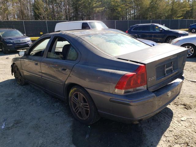 YV1RS592862550458 - 2006 VOLVO S60 2.5T GRAY photo 2