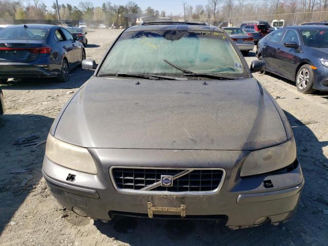 YV1RS592862550458 - 2006 VOLVO S60 2.5T GRAY photo 5