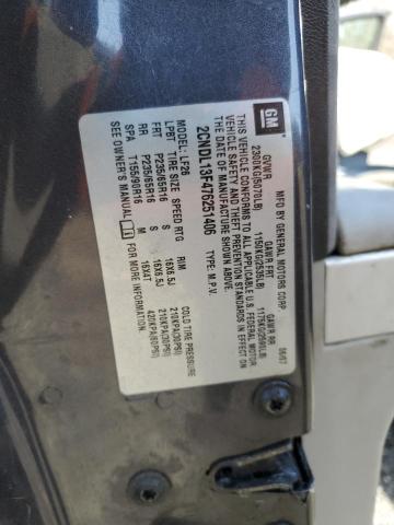 2CNDL13F476251406 - 2007 CHEVROLET EQUINOX LS GRAY photo 14