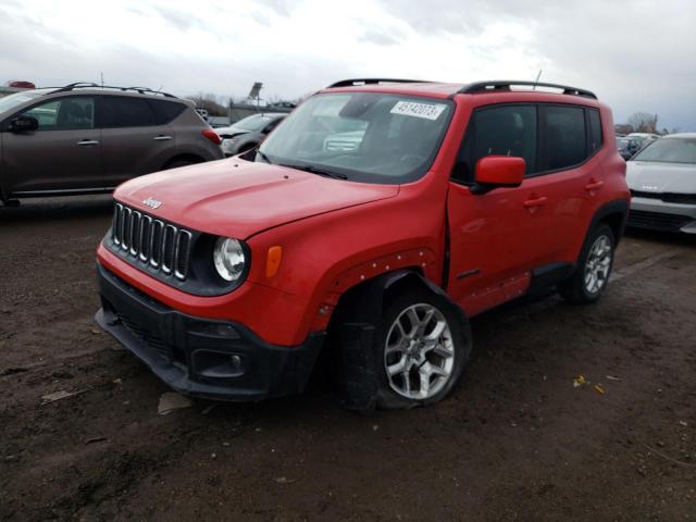 ZACCJBBB4HPF08644 - 2017 JEEP RENEGADE LATITUDE RED photo 1