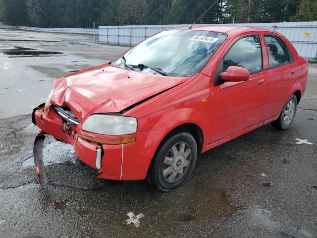 KL1TJ52624B248065 - 2004 CHEVROLET AVEO LS RED photo 1