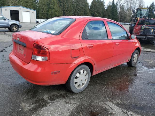 KL1TJ52624B248065 - 2004 CHEVROLET AVEO LS RED photo 3