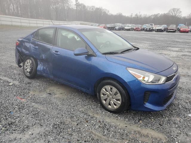 3KPA24AB5KE201473 - 2019 KIA RIO S BLUE photo 4