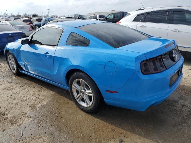 1ZVBP8AM7D5254640 - 2013 FORD MUSTANG BLUE photo 2