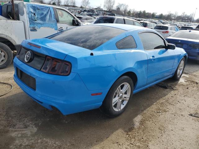 1ZVBP8AM7D5254640 - 2013 FORD MUSTANG BLUE photo 3