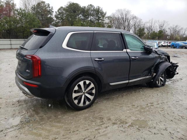 5XYP64HC1MG099270 - 2021 KIA TELLURIDE S GRAY photo 3