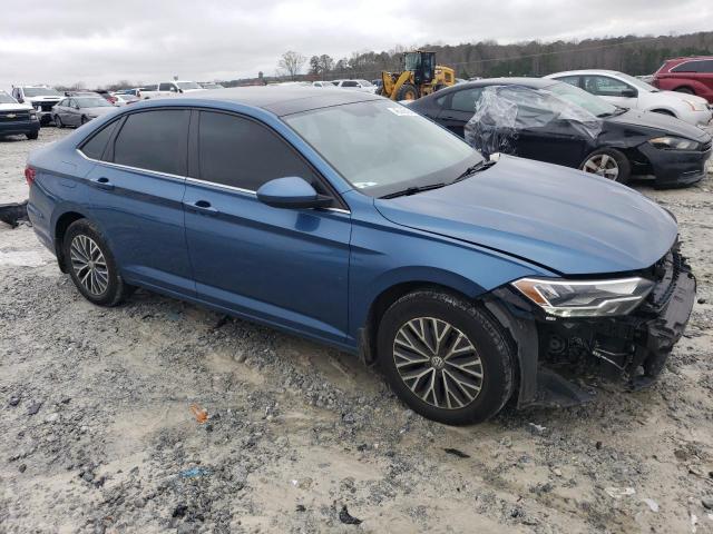 3VWCB7BU0KM227623 - 2019 VOLKSWAGEN JETTA S BLUE photo 4