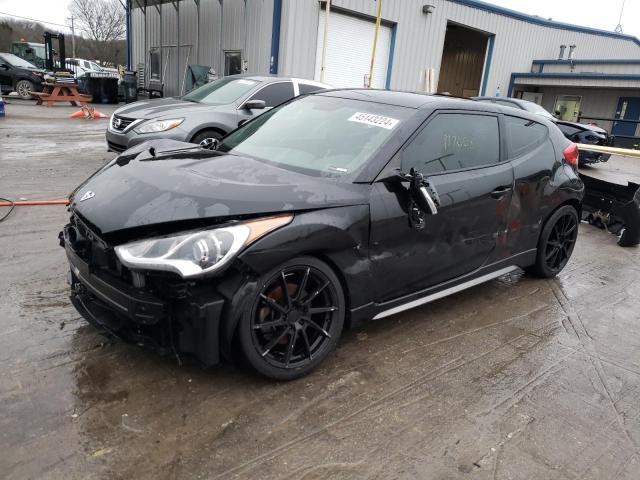 KMHTC6AE7FU216121 - 2015 HYUNDAI VELOSTER TURBO BLACK photo 1