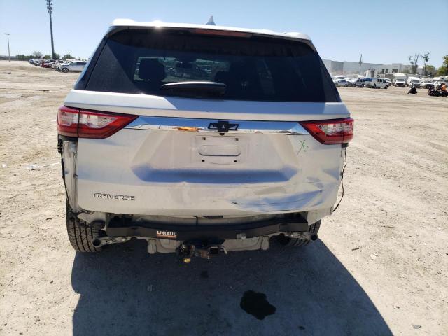 1GNERFKW7KJ264319 - 2019 CHEVROLET TRAVERSE LS SILVER photo 6