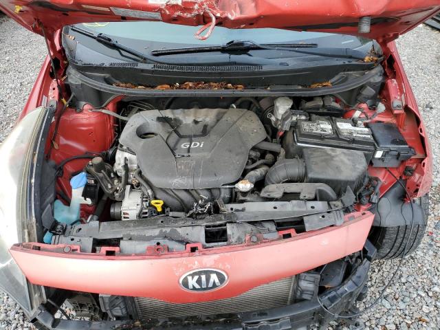 KNADN4A3XE6354564 - 2014 KIA RIO EX RED photo 11