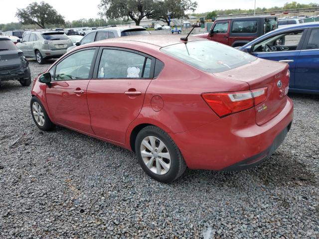 KNADN4A3XE6354564 - 2014 KIA RIO EX RED photo 2