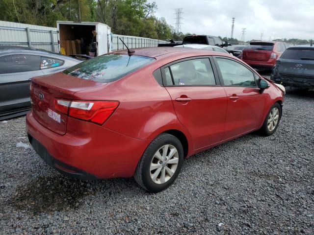 KNADN4A3XE6354564 - 2014 KIA RIO EX RED photo 3