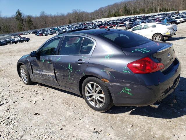 JNKBV61F07M814893 - 2007 INFINITI G35 BLUE photo 2