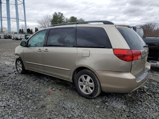 5TDZA23C44S209962 - 2004 TOYOTA SIENNA CE TAN photo 2