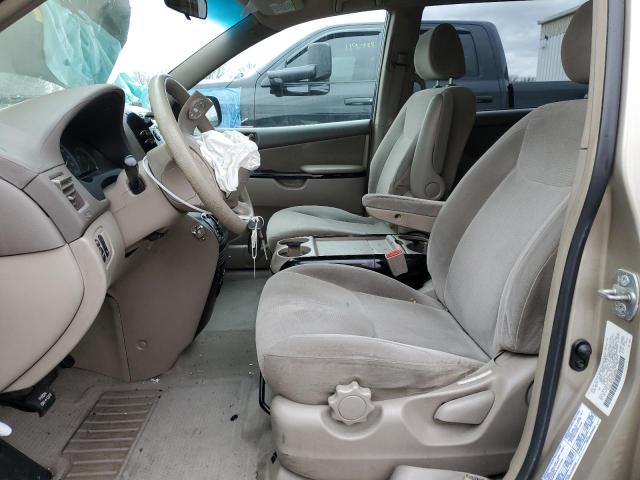 5TDZA23C44S209962 - 2004 TOYOTA SIENNA CE TAN photo 7