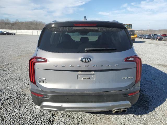 5XYP3DHC9LG002310 - 2020 KIA TELLURIDE EX SILVER photo 6