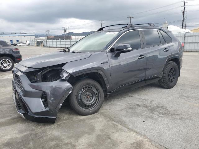 JTMEWRFV4LD543537 - 2020 TOYOTA RAV4 XSE GRAY photo 1