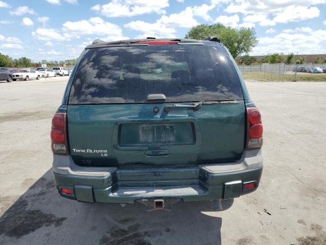 1GNDT13S152164257 - 2005 CHEVROLET TRAILBLAZE LS GREEN photo 6