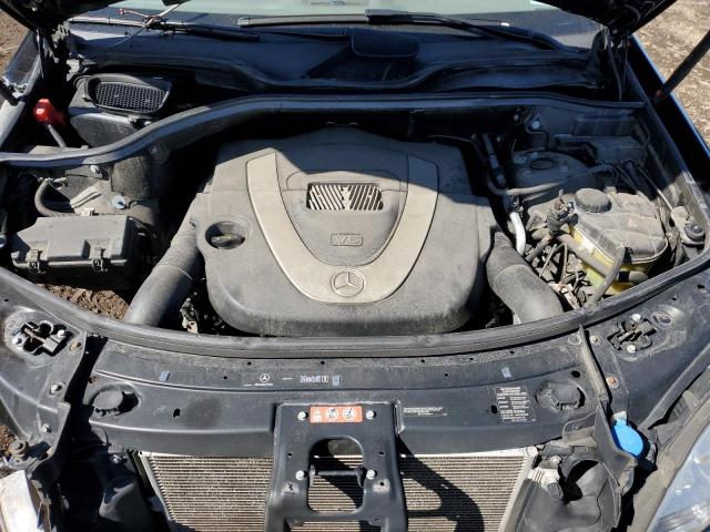 4JGBB8GB0AA560875 - 2010 MERCEDES-BENZ ML 350 4MATIC BLACK photo 11