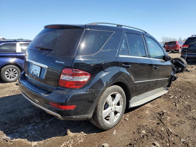 4JGBB8GB0AA560875 - 2010 MERCEDES-BENZ ML 350 4MATIC BLACK photo 3