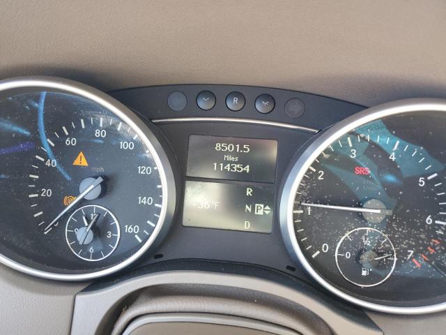 4JGBB8GB0AA560875 - 2010 MERCEDES-BENZ ML 350 4MATIC BLACK photo 9