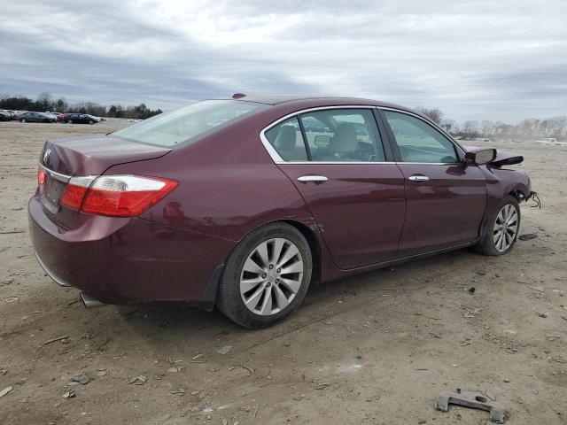 1HGCR2F86FA212353 - 2015 HONDA ACCORD EXL RED photo 3