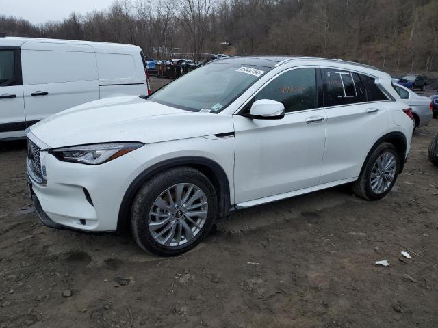 3PCAJ5BB3PF107892 - 2023 INFINITI QX50 LUXE WHITE photo 1