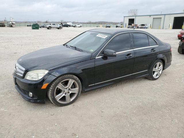 WDDGF8BB9AR126886 - 2010 MERCEDES-BENZ C 300 4MATIC BLACK photo 1