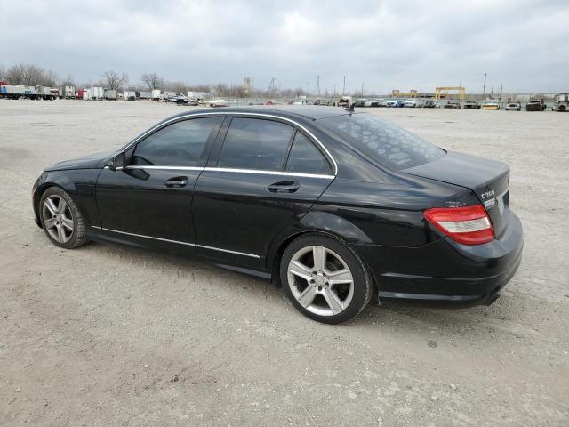 WDDGF8BB9AR126886 - 2010 MERCEDES-BENZ C 300 4MATIC BLACK photo 2