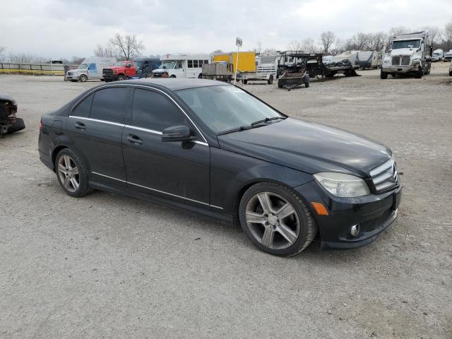 WDDGF8BB9AR126886 - 2010 MERCEDES-BENZ C 300 4MATIC BLACK photo 4