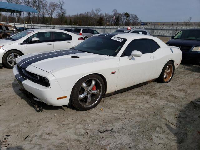 2C3CDYCJ6CH100838 - 2012 DODGE CHALLENGER SRT-8 WHITE photo 1