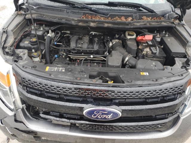 1FM5K8ARXEGB38294 - 2014 FORD EXPLORER POLICE INTERCEPTOR ნაცრისფერი ფოტო 12