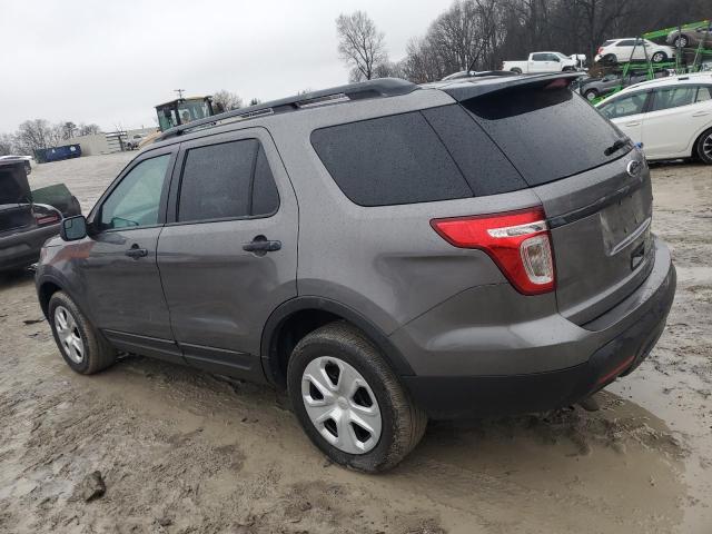 1FM5K8ARXEGB38294 - 2014 FORD EXPLORER POLICE INTERCEPTOR ნაცრისფერი ფოტო 2