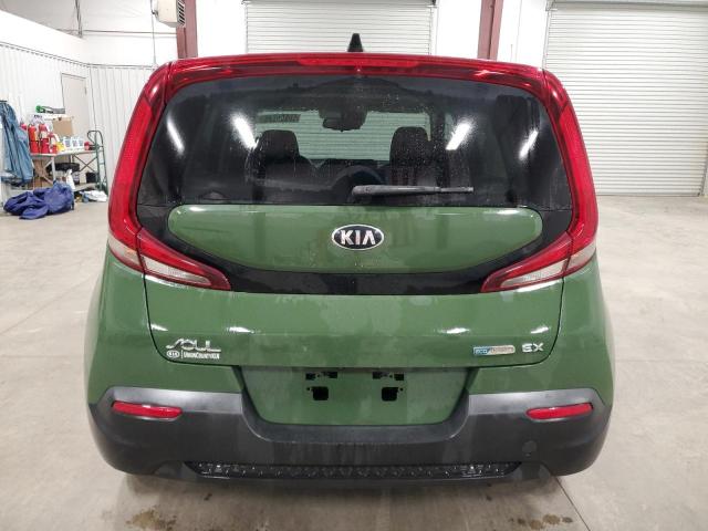 KNDJ33AU6M7126147 - 2021 KIA SOUL EX GREEN photo 6