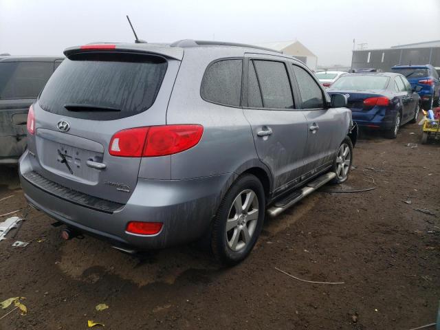 5NMSH13E18H176002 - 2008 HYUNDAI SANTA FE SE SILVER photo 3