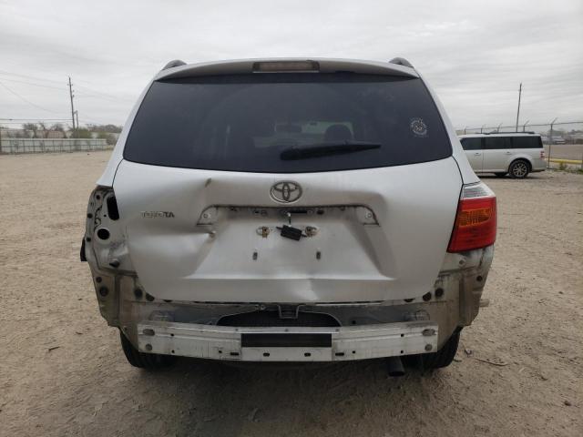 JTEDA41A892000208 - 2009 TOYOTA HIGHLANDER SILVER photo 6