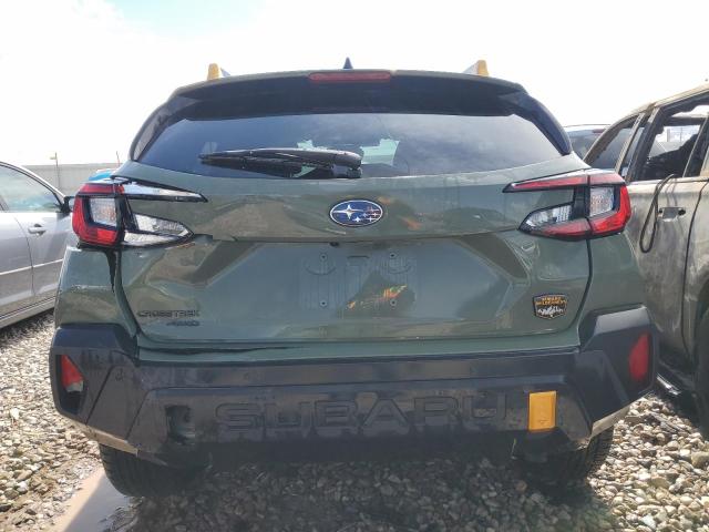 4S4GUHU60R3725105 - 2024 SUBARU CROSSTREK WILDERNESS GREEN photo 6