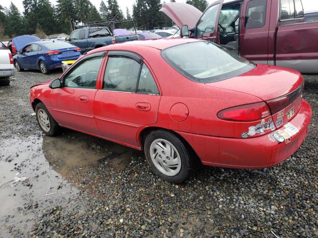 3FAFP13P31R168887 - 2001 FORD ESCORT RED photo 2