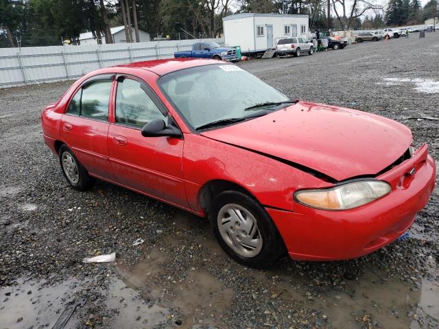 3FAFP13P31R168887 - 2001 FORD ESCORT RED photo 4