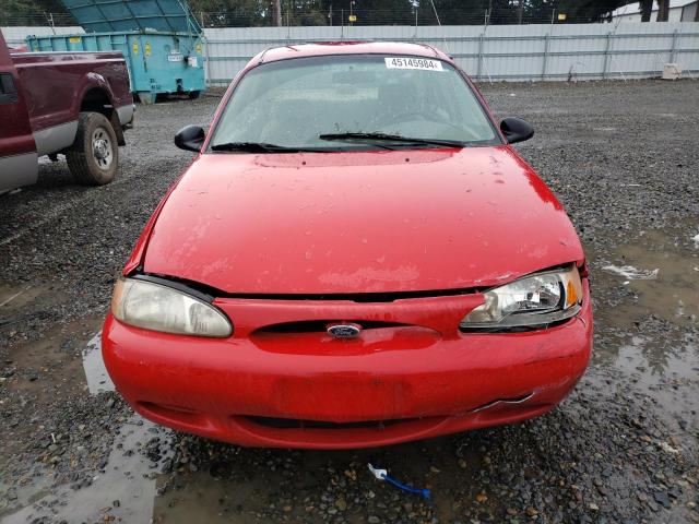 3FAFP13P31R168887 - 2001 FORD ESCORT RED photo 5