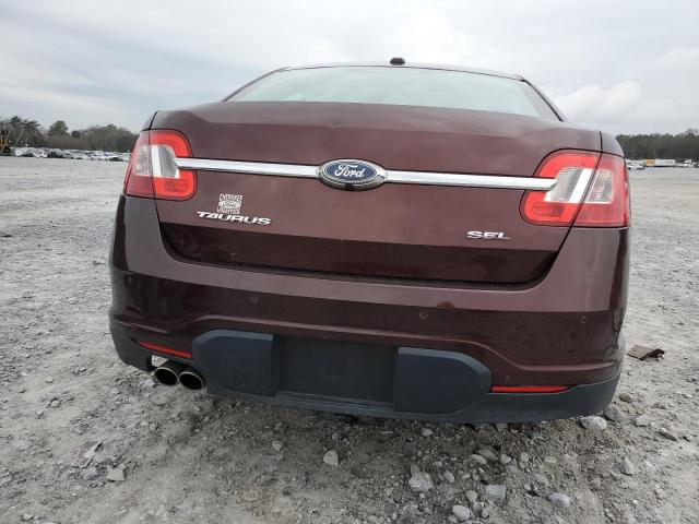 1FAHP2EW5CG137346 - 2012 FORD TAURUS SEL BURGUNDY photo 6